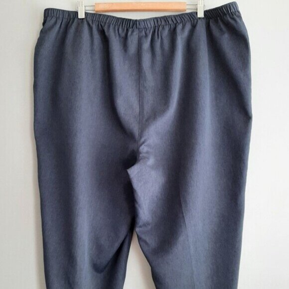 ALIA / by Nygard Classic Fit High Waist Pull-on Dress Pants Blue Sz 24 W - Picture 6 of 11